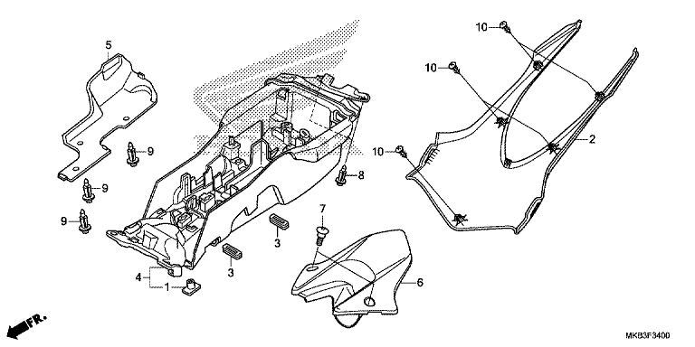 REAR FENDER (CBR1000RR/S)