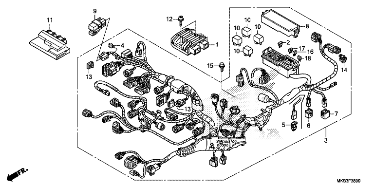 WIRE HARNESS (CBR1000RR/S)