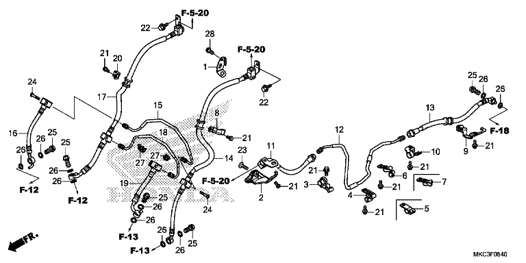 BRAKE HOSE/BRAKE PIPE