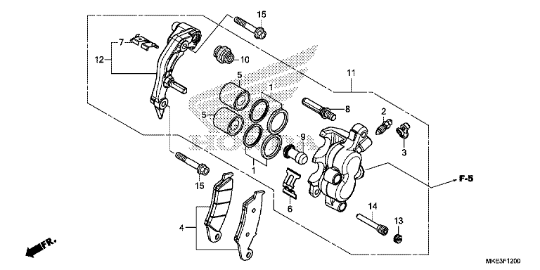 FRONT BRAKE CALIPER