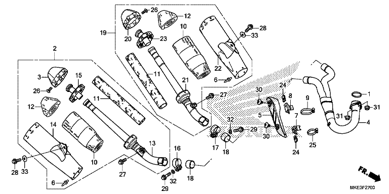 EXHAUST MUFFLER