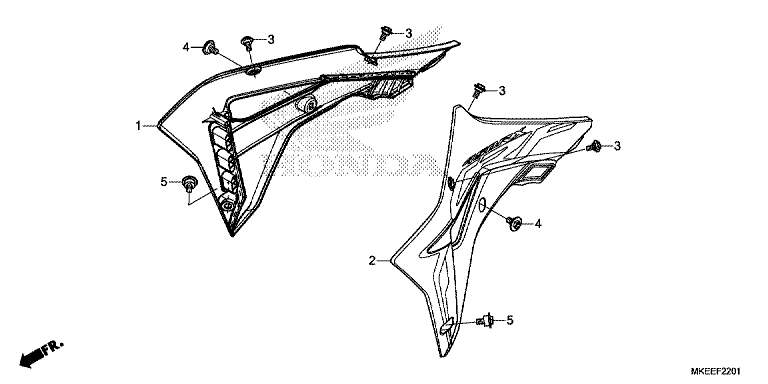 RADIATOR SHROUD (CRF450RX)