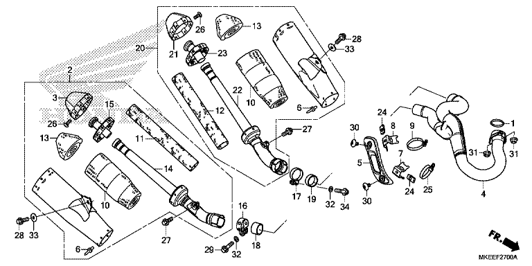 EXHAUST MUFFLER