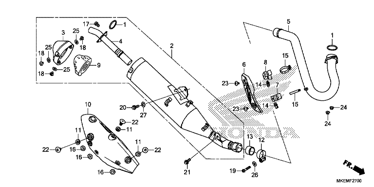 EXHAUST MUFFLER