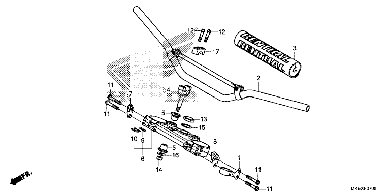 HANDLE PIPE/TOP BRIDGE