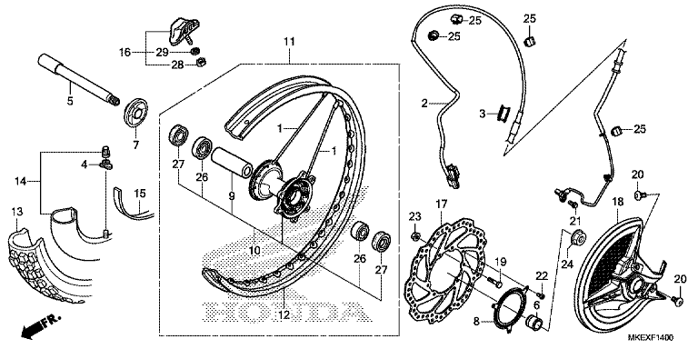 FRONT WHEEL