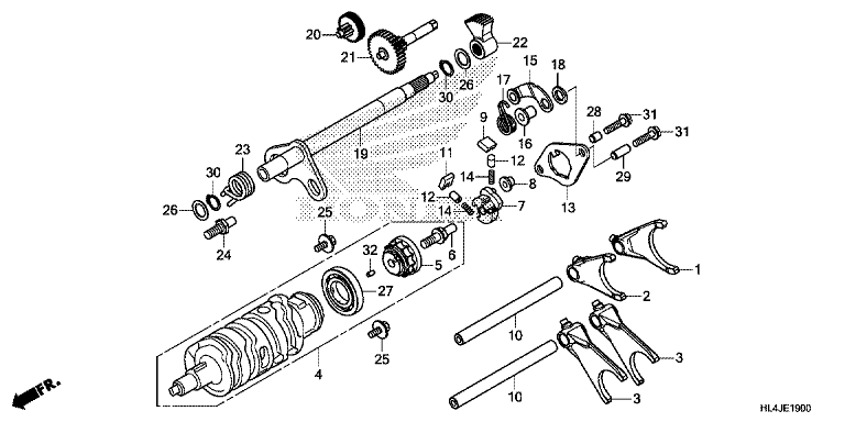 GEARSHIFT FORK (TRANSMISSION)