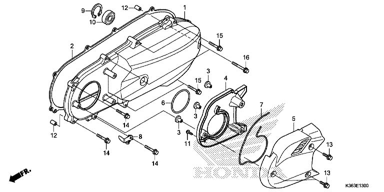 LEFT SIDE COVER