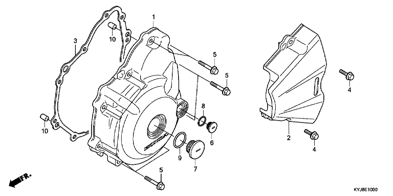 LEFT CRANKCASE COVER