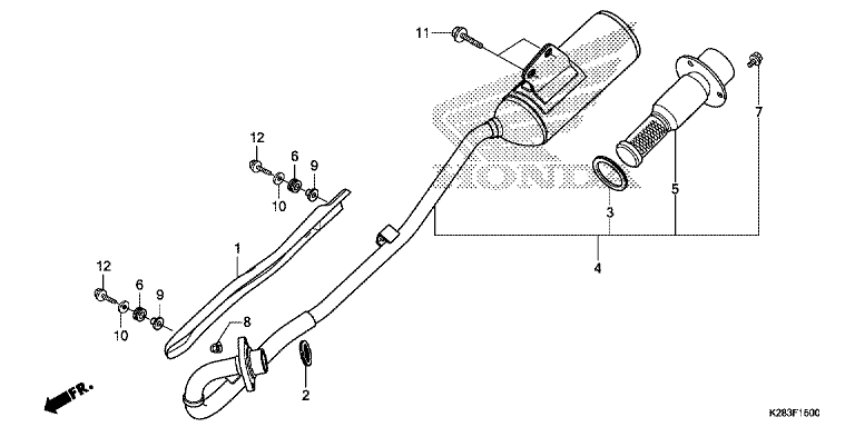 EXHAUST MUFFLER