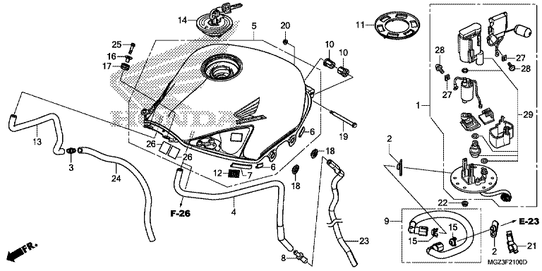 FUEL TANK/FUEL PUMP