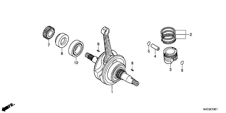 CRANKSHAFT/PISTON