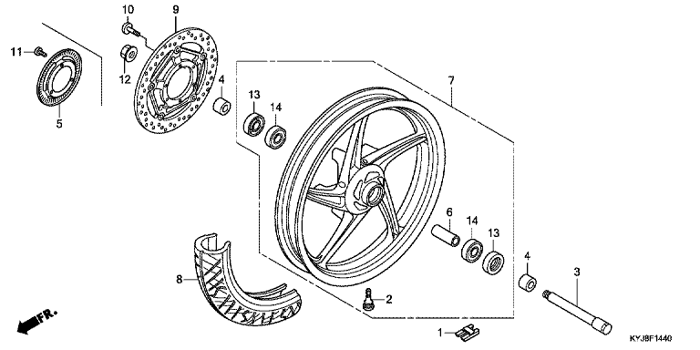 FRONT WHEEL