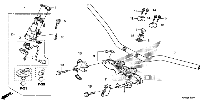 HANDLE PIPE/TOP BRIDGE