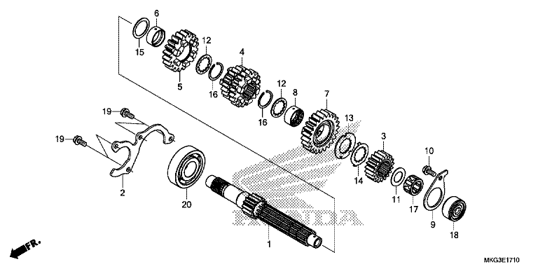 TRANSMISSION (MAINSHAFT)