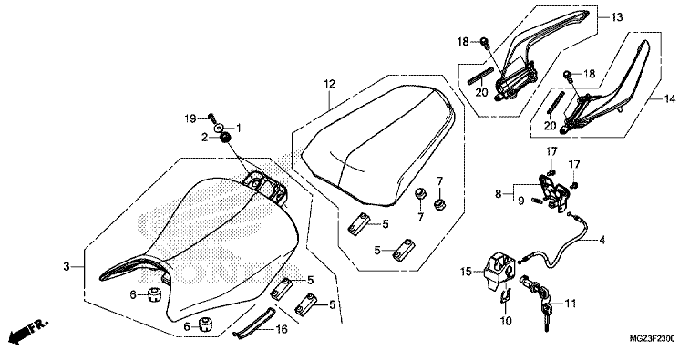 SEAT/REAR GRIP