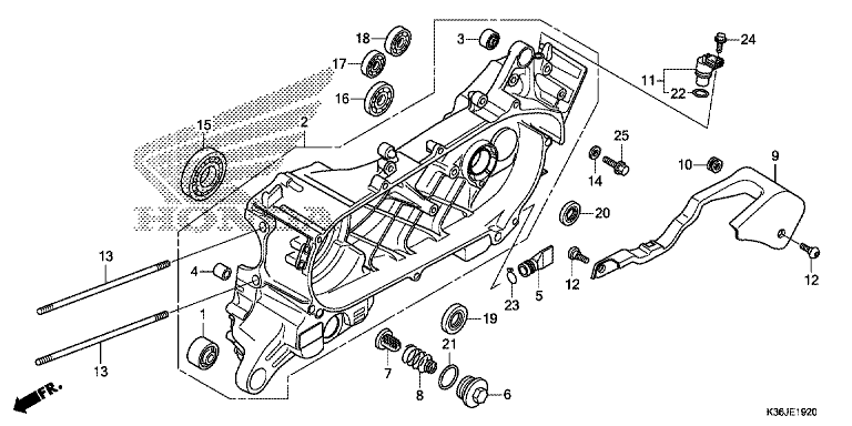 LEFT CRANKCASE