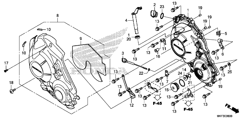 RIGHT CRANKCASE COVER