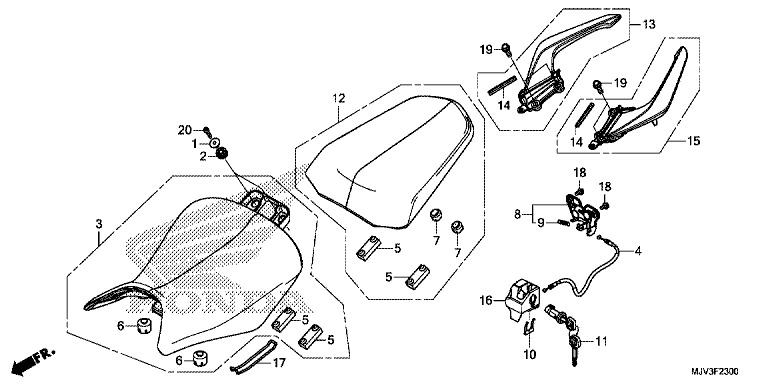 SEAT/REAR GRIP