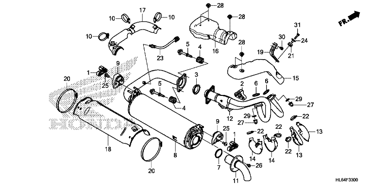 EXHAUST MUFFLER