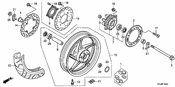 Parts for CBR250R 2011 - Honda Parts