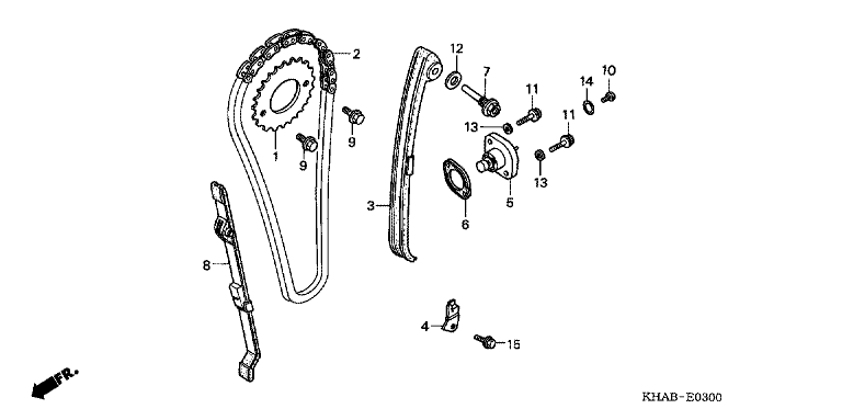 CAM CHAIN/TENSIONER