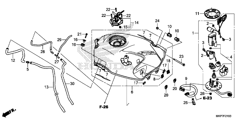 FUEL TANK/FUEL PUMP