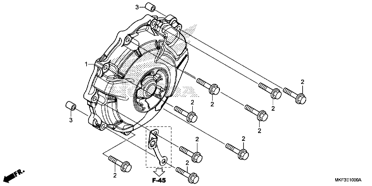 A.C. GENERATOR COVER