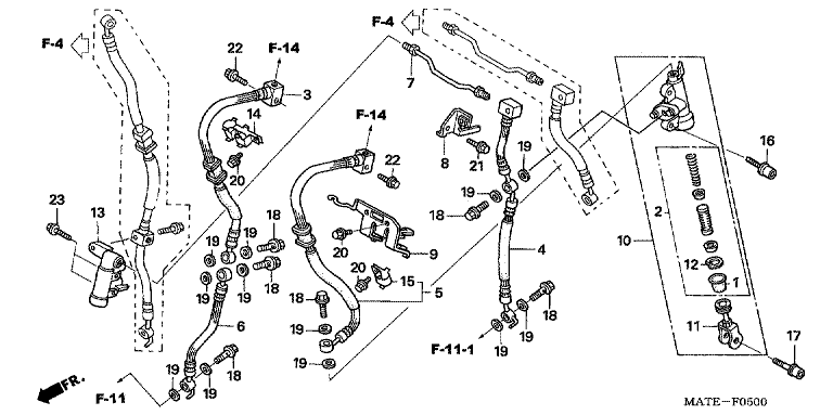 SECOND MASTER CYLINDER