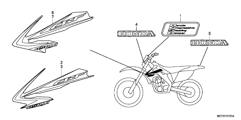 MARK CRF450X9,B,C,D)