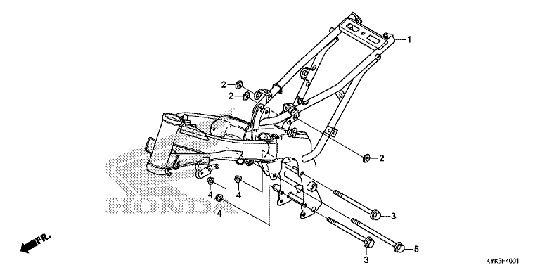 FRAME BODY (CRF110FK/L/M)