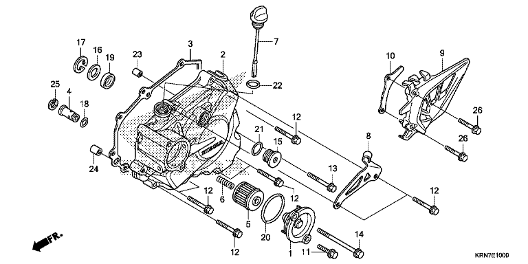 LEFT CRANKCASE COVER