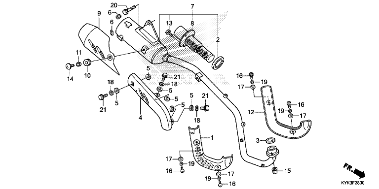 EXHAUST MUFFLER