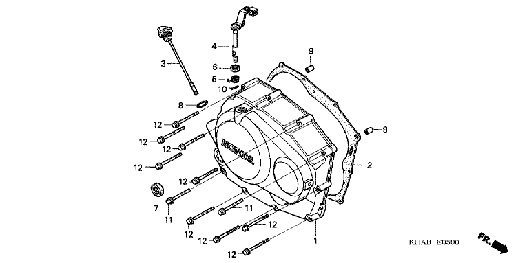 RIGHT CRANKCASE COVER