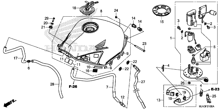 FUEL TANK/FUEL PUMP