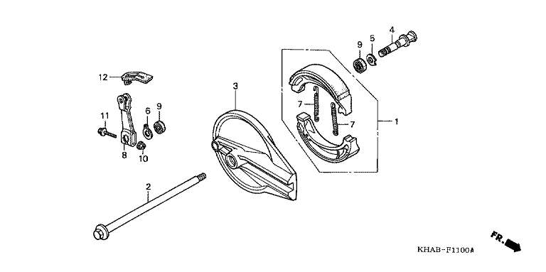 REAR BRAKE PANEL