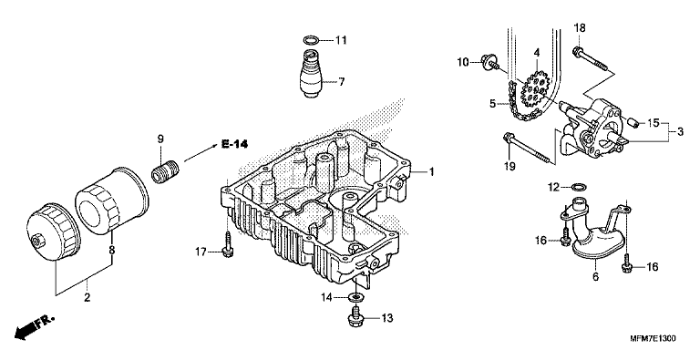 OIL PUMP/OIL PAN