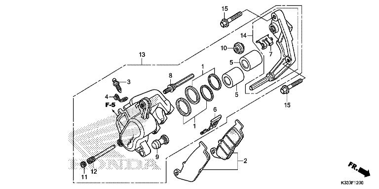 FRONT BRAKE CALIPER