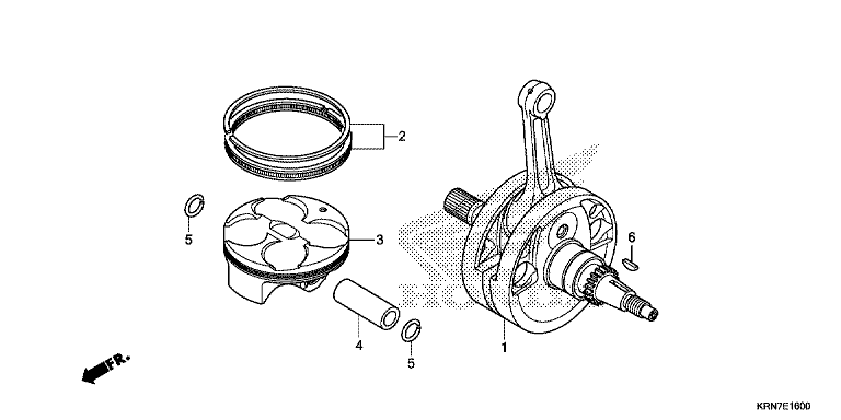 CRANKSHAFT PISTON