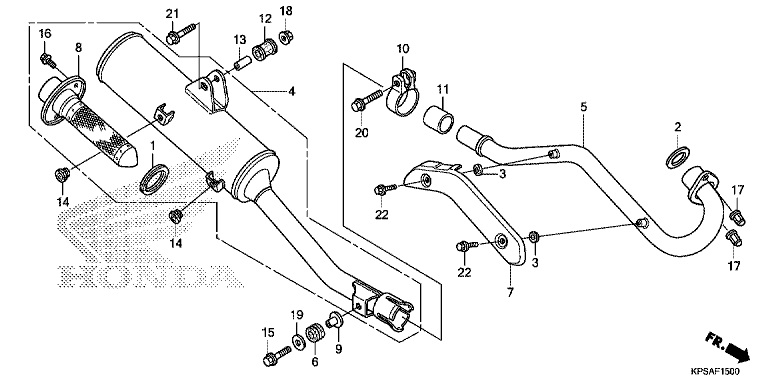 EXHUAST MUFFLER