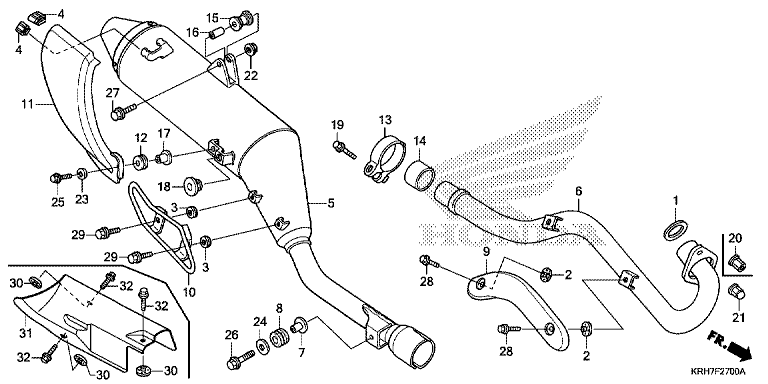 EXHAUST MUFFLER