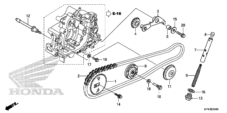 CAM CHAIN/TENSIONER