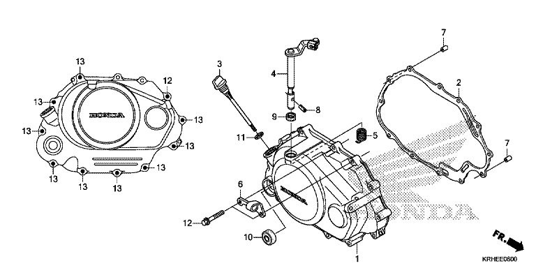 RIGHT CRANKCASE COEVR