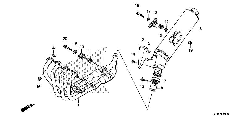 EXHAUST MUFFLER