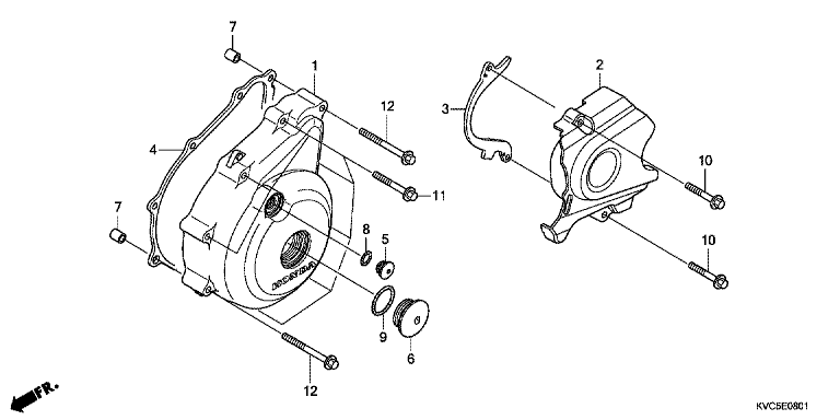 LEFT CRANKCASE COVER