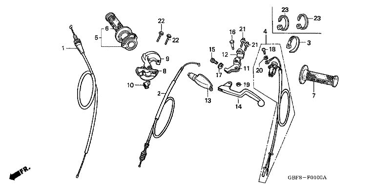 HANDLE LEVER/SWITCH/CABLE