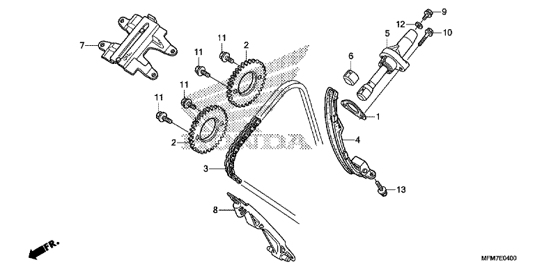 CAM CHAIN/TENSIONER