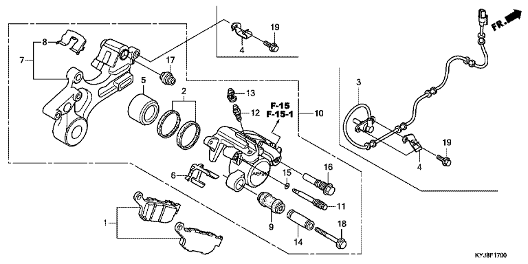 REAR BRAKE MASTER CYLIDNER