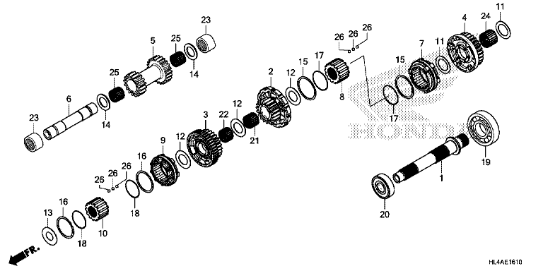 FINAL DRIVE SHAFT