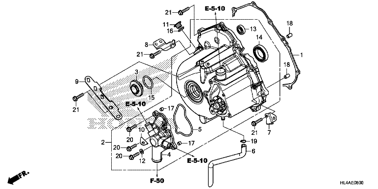 A.C. GENERATOR COVER